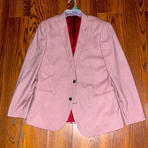 Soft Colored Red Suit Jacket